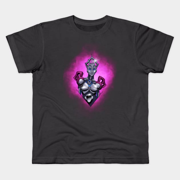 Robotica Queen of Metal! Kids T-Shirt by DrewEdwards